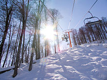 Krasnaya Polyana Skiing near Sochi